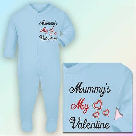 valentines sleepsuit
