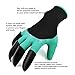 Runfish Gardening Gloves, Women Garden Digging Gloves with Claws Protective Gear Gardening Tool for Gardeners (2 Pairs)