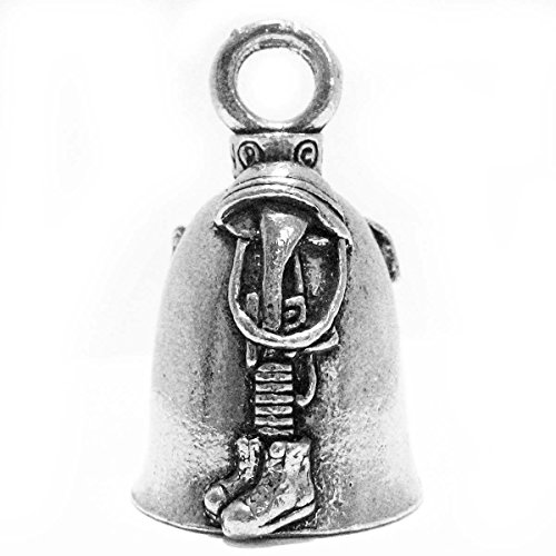 GuardianÂ® In Memory of Our Fallen Heros Motorcycle Biker Luck Riding Bell or Key Ring
