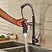 Rozin LED Light Pull Down Spray Kitchen Sink Faucet Swivel Spout Mixer Tap with 8