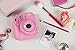 Fujifilm Instax Mini 9 Instant Camera (Flamingo Pink), 6 Single Pack Instant Film (60 Sheets), and Instax (Light Blue) Groovy Case Bundle