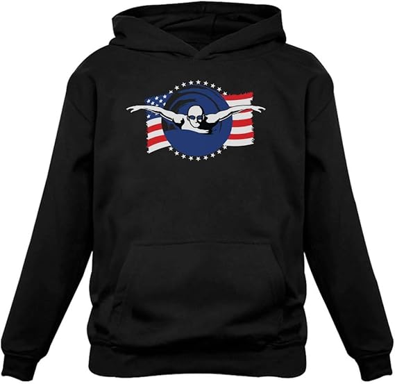 usa swimming hoodies