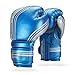Sanabul Core Boxing Gloves (Blue/Silver, 16 oz)