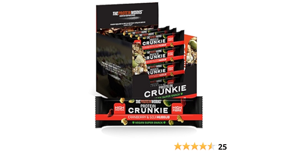 THE PROTEIN WORKS Vegan Crunkie Protein Bar : Amazon.es ...