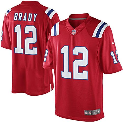 12 Jersey Tom Mens Brady Jersey American Football Limited Jerseys Red color Size XXL