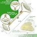 100% Real Natural Xiuyan Jade Roller for Face – Anti-Aging Face Roller – Jade Facial Roller for Wrinkles & Fine Lines – Jade Face Roller & Facial Massager for Skin Detox – Jade Roller and Gua Sha Setthumb 3