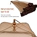 (3 Pack) Esfun Large Premium Pop-Up Mesh Screen Food Cover Tent Umbrella, 17 inch, Reusable and Collapsible Outdoor Picnic Food Covers Mesh, Net Food Covers Keep Out Flies, Bugs, Mosquitoes