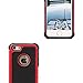 iphone 5s case, iPhone SE Case, ShuYo(TM) Rugged Heavy Duty Impact Slim Hard Hybrid Case Heavy Duty Protection Shock-Absorption / Impact Resistant Bumper Case for iphone 5 5S SE 5SE [Black/Red]
