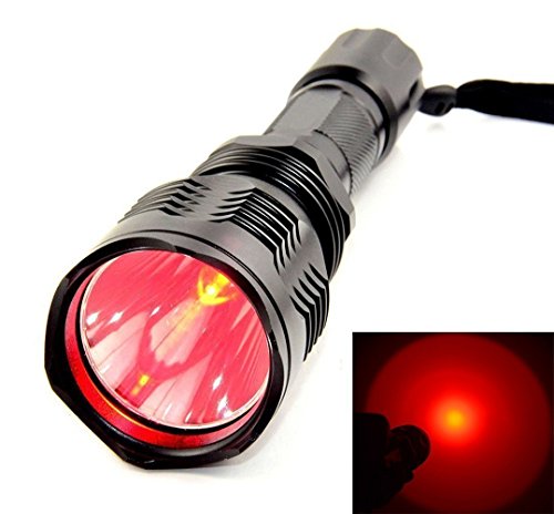 Predator Light with Green Red White LED Hunting Flashlight, Pressure Switch, Rifle Barrel & Scope Mount for Hogs Coyotes Varmints Raccoons Coon Deer Night Hunting (Batteries and Charger Included) - Thumbnail 6