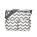 Skip Hop Dash Signature Messenger Diaper Bag, Chevron