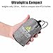 Hikenture Camping Travel Pillow Small Backpacking Pillow - Blow Up Compressible Neck Lumbar Support for Hiking, Travel, Beach