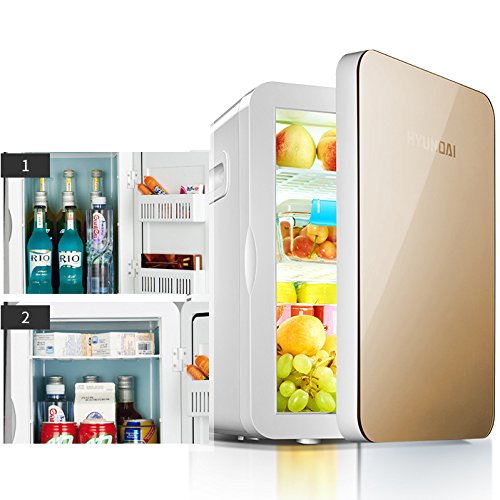 Click Here to See More Images LLN 20L Mini Car Refrigerator Ice Heat Dual Purpose Refrigerator Home Fridge Radiator Freezer For Food,Cosmetics,Medicines