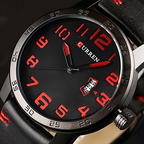 Curren Hombres Wtches Reloj Masculino Relojes Militares Moda Casual Calendar Quartzwatch Blue - Imagen 3