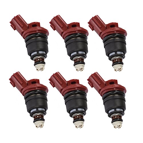 Catinbow 1660010Y00 6PCS Engine Fuel Injector Set for Nissan 300ZX Jecs 3.0L Infiniti - Thumbnail 4
