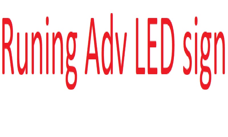 Adv sign: running slogan, adjustable running speed, record/play sound file, LED sign, Door sign, Neon sign