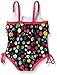 Pink Platinum Girls' Colorful Dots Swimsuit