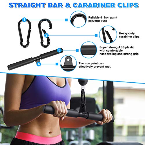 CFBF Cable LAT Pulldown Attachments for Weight Lifting, Cable Machine