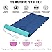 DAWAY Eco Friendly TPE Yoga Mat – Y9 Wide Thick Workout Exercise Mat, Non Slip Grip Pilates Mat, Double-Sided Body Alignment Lines, Anti-Tear, with Bag & Strap, 72″x 26″ Thickness 6mmthumb 4