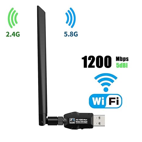 WiFi Adapter 1200Mbps, USB 3.0 WiFi Dongle 802.11 ac: Amazon.in