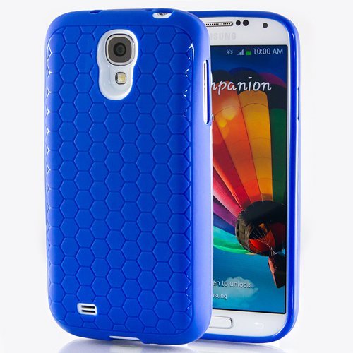Hyperion Samsung Galaxy Note 3 HoneyComb Matte TPU Case / Cover for the Extended BatteryHyperion Retail Packaging [2 Year NO HASSLE Warranty] (BLUE)