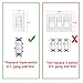 Smart Touch Light Switches Wi-Fi, BENLINK Remote Control Timing Function with Smartphone Compatible with Amazon Alexa and Google Home Glass Touch Panel Light Switches (3 Switches In 1 Gang Box)
