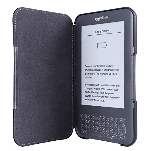 Kindle Keyboard PU Leather Case Cover Book Style for Amazon Kindle 3rd