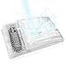 Carttiya Clear Shower Curtain Liner, EVA Bath Curtain Mildew Resistant Anti-Bacterial Clear - Non Toxic, Eco-Friendly, No Chemical Odor, 72 x 72 Mosaic