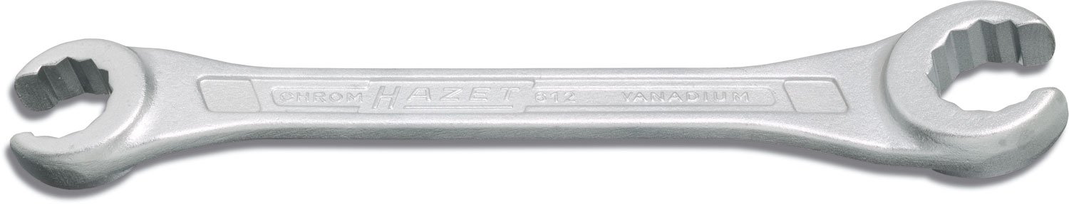 HAZET 612-30X32 300 mm 12-Point Profile Double Box-End Open Wrench - Chrome-Plated