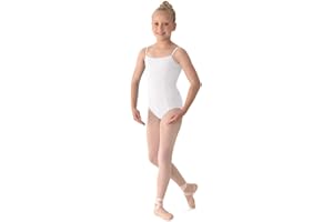 Mirella Girl's Princess Seam V-Front Camisole Dance Leotard