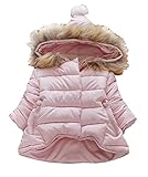Kidscool Baby & Little Girls Soft Hooded Down Coat Keep Warm Outerwear