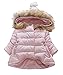 Kidscool Baby & Little Girls Soft Hooded Down Coat Keep Warm Outerwear