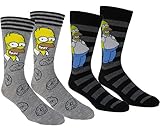 The Simpsons Casual Crew Socks 2 & 3 Pair Packs Multi Color