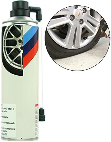 Jecr Aerosol Tire Inflator - Quick Spair Fix a Flat Tire Sealant - Emergency Puncture Sealer Kit for Cars and Trucks - Designed for High Performance and Luxury Vehicles - by Speedy Flat