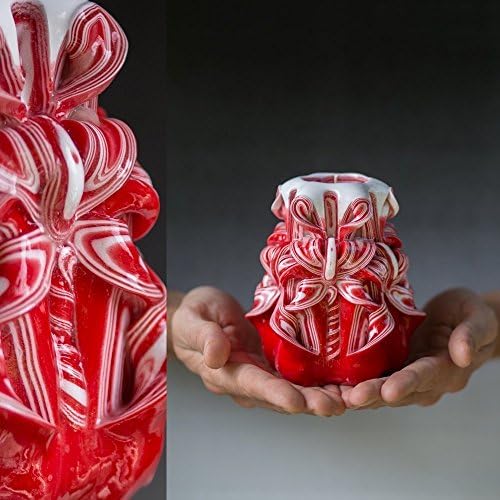 Christmas Gift For Candle Lovers for Family Luxury Grandma Decorative Special Unique Hand Carved Candle for Teacher Mother in law For Her Handmade shop 2019