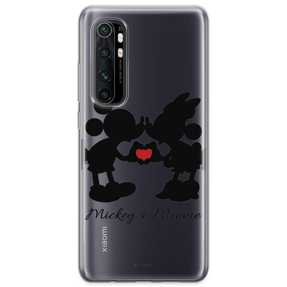 ERT GROUP mobile phone case for Xiaomi MI NOTE 10 Lite original and officially Licensed Disney pattern Mickey & Minnie 003 optimally adapted to the shape of the mobile phone, partially transparent