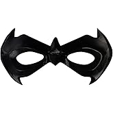 HOTTERCOS Black Eye Mask Superhero Masquerade Masks Halloween Costume Accessories For Party Cosplay