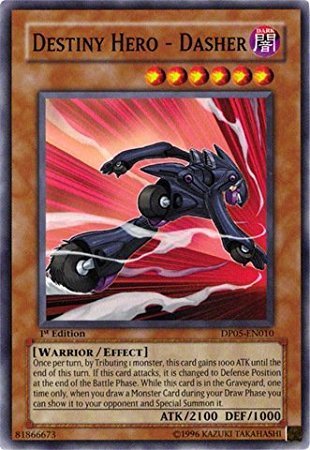 Yu-Gi-Oh! - Destiny Hero - Dasher (DP05-EN010) - Duelist Pack 5 Aster Phoenix - 1st Edition - Common