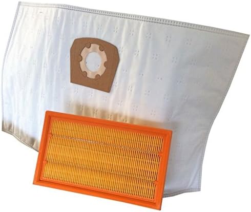 Pack of 10 Vacuum Cleaner Bags with Filter – Suitable For Bosch GAS35 L/M AFC Vacuum Cleaner Vacuum Cleaner Pleated Filter