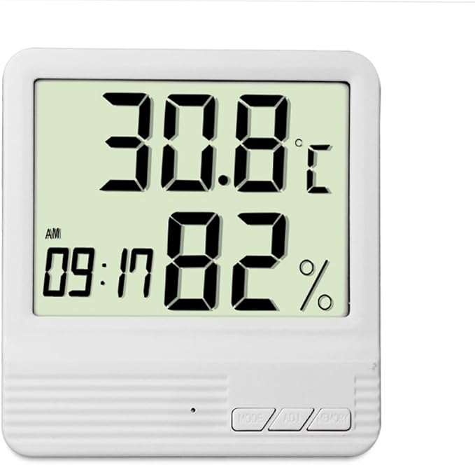 Amazon.de Digital Hygrometer Thermometer, und Zeitanzeige