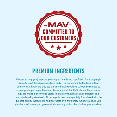Kids Multivitamin Gummies Vitamins A, B, C, D & Zinc for Immunity