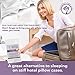 Mulberry Park 100% Silk Pillowcase - 19 Momme, Grade 6A Mulberry Silk - Deep Envelope Closure - Ivory/Queen (20'' x 30'')