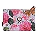 TOKYOMILK Cosmetic Bag, Skull W/ Roses