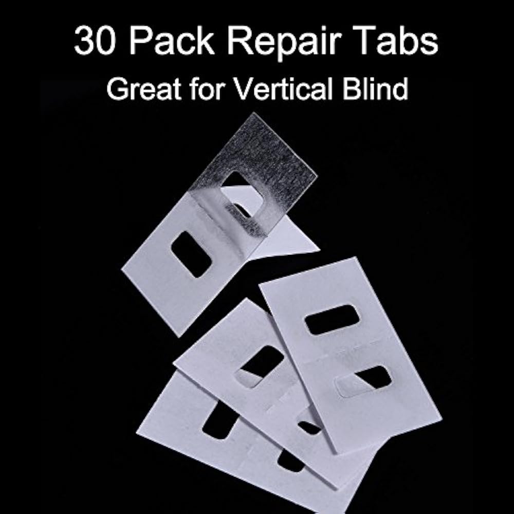 Vertical Blinds Repair Tabs Part Vane Saver 1"X Mini Clear Strong Hold