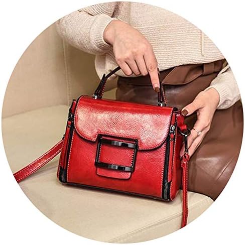 2019 Spring Real Leather Handbag Handbags Woman Small Vintage Crossbody Bags For Women Shoulder Messenger Bag Female
