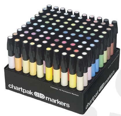 Chartpak AD Marker 100 Set