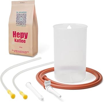 Dr Wunder Kaffeeeinlauf Set 1 Liter Inkl 2x Darmrohr Komplettes
