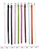 All In One 10pcs Mixed Color Faux Leather Wrist Watch Belt Bracelet for 8mm Slide Charm