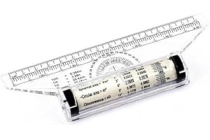 Rolling Ruler, Drawing Parallel Rolling Ruler, Multi-Purpose Metric Parallel Drawing Rolling Ruler Measuring Tool Practical T