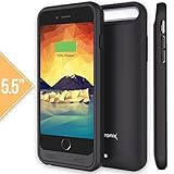 iPhone 6S Plus Battery Case, iPhone 6 Plus Battery Case, Alpatronix® [BX140plus] MFi Apple Certified 4000mAh External iPhone 6S/6 Plus Battery Case Removable Rechargeable Protective iPhone 6S+ 6+ Charging Case [Ultra Slim Portable iPhone6 Plus Charger Case / iOS 9+ & Apple Pay Support / iPhone6s Plus Extended Battery Case / Lightning Connector Output / Fits colors for iPhone6S Plus for Juice Bank & Power Pack] 100% Satisfaction Guaranteed! - (Matte Black)