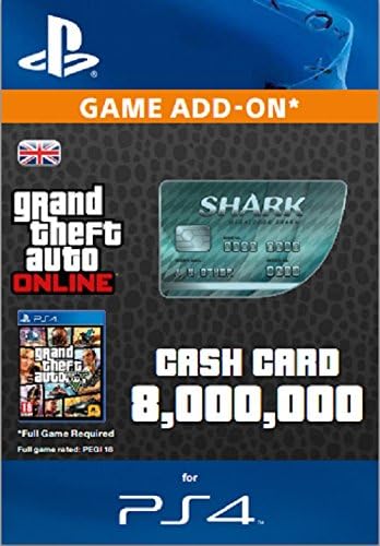 Grand Theft Auto Online Gta V Great White Shark Cash Card